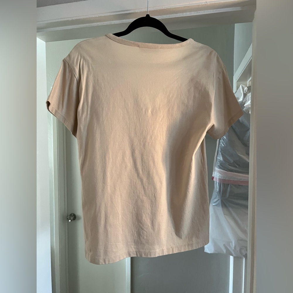 So Elly Women's Cream T-Shirt - Picture 2 of 6